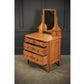 Satin Birch Stencilled Vintage Dressing Chest