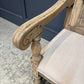 18th Century Antique Carved Bleached Oak Bench