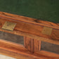Fine William IV Walnut Vintage Glazed Bookcase Display Cabinet