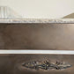 Mid Century Hand Painted Low Chest of Drawers: Bronze Glaze