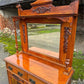 Antique Edwardian Mahogany Mirror Backed Sideboard Chiffonier Dresser
