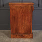 Large Pair Of Vintage Figured Walnut Pedestal Cabinets
