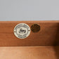 Alfred Cox Walnut Tallboy Chest of Drawers Five Drawers and Tapered Legs 1950s Heals