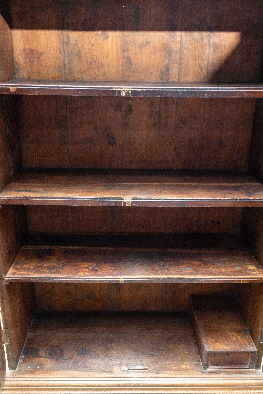 Large Vintage Colonial Indian Hardwood Wardrobe Houskeepers Cupboard