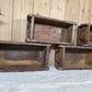 Vintage Indian Wooden Brick Mould With Handles Kitchen Bathroom Storage Box