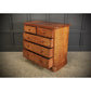 Vintage Victorian Burr Oak Chest Of Drawers