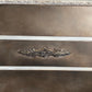 Mid Century Hand Painted Low Chest of Drawers: Bronze Glaze