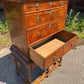 Antique 17th Century Walnut Tallboy Chest On Stand Chest Of Drawers
