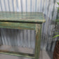 Green Vintage Rustic Indian Solid Wooden Desk Console Hallway Kitchen Island Table