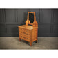Satin Birch Stencilled Vintage Dressing Chest