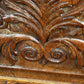 Edwardian Oak Chair, With Finely Carved Lion Heads Decoration