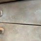 Mid Century Sideboard Hand Painted. Faux Concrete Cabinet, Upcycled Media Console