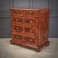 William & Mary Oyster Veneered Art Deco Chest Of Drawers