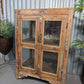 Vintage Drinks Display Cabinet Reclaimed Indian Freestanding Kitchen Bathroom