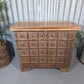 Vintage Reclaimed Rustic Indian Solid Wooden Dowry Chest Coffee Side Table Trunk