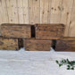 Vintage Indian Wooden Brick Mould With Handles Kitchen Bathroom Storage Box