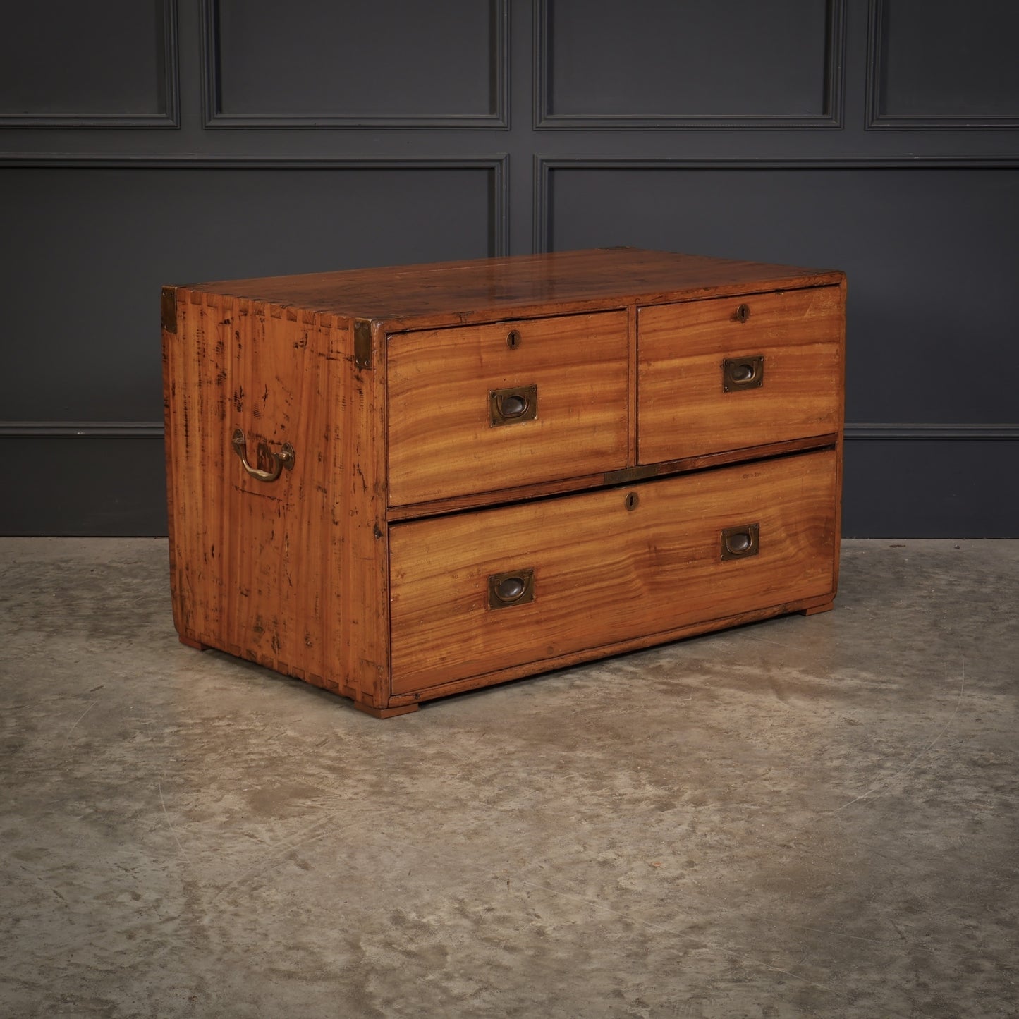 Camphor Wood Campaign Vintage Chest Coffee Table