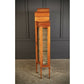 Vintage Edwardian Marquetry Inlaid Mahogany Glazed Display Cabinet