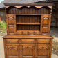 Large Antique Style Solid Oak Hand Made English Country Farmhouse Dresser