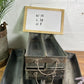 Vintage Metal Candle Herb Planter Pen Desk Cutlery Bread Tray