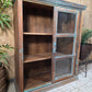 Vintage Reclaimed Indian Freestanding Kitchen Bathroom Drinks Display Cabinet