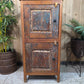 Tall Vintage Indian Wooden Free Standing Bathroom Kitchen Cupboard Cabinet