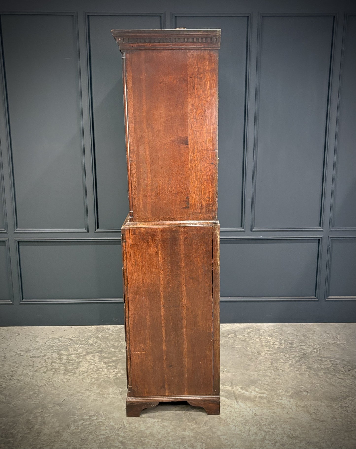 18th Century Carved Oak Housekeepers Cupboard