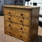 Vintage Victorian Chest Of Drawers With Original Painted Finish, Very Impressive.