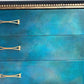 Blue, Teal & Green Vintage Chest of Drawers, Hand Painted Mid Century Dresser