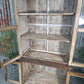 Vintage Glazed Colonial Wooden Kitchen Bathroom Drinks Display Cabinet