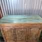 Vintage Reclaimed Indian Free Standing Solid Wooden House Keepers Linen Cupboard