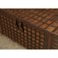 Large Iron Bound Indian Hardwood Trunk