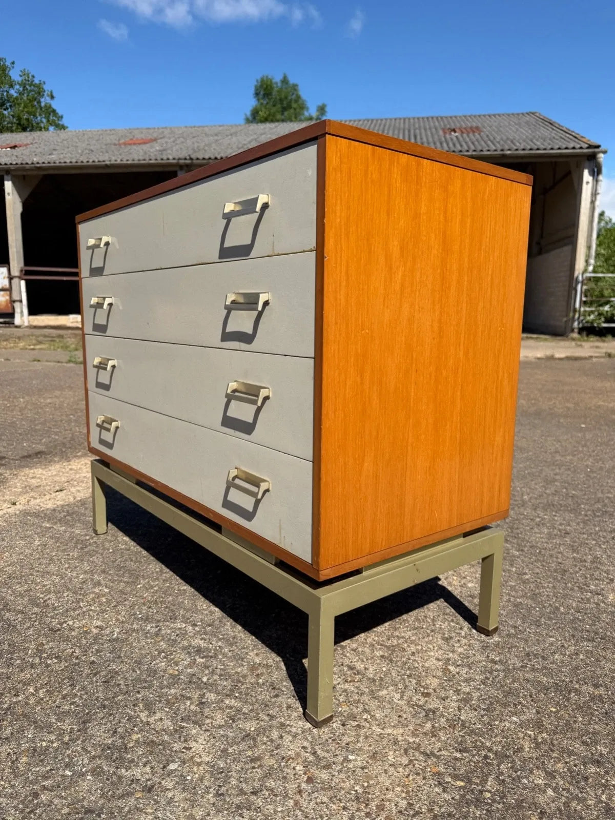 Vintage G Plan Limba E Gomme Mid Century Retro Teak MCM Chest of Drawers