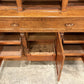 Large Vintage Early Victorian Breakfront Oak Bookcase