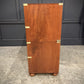 Vintage Tall Boy Mahogany Military Campaign Secretaire Chest