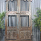 Vintage Pair of Rustic Indian Wooden Iron Doors Garden Gates Room Divider Screen