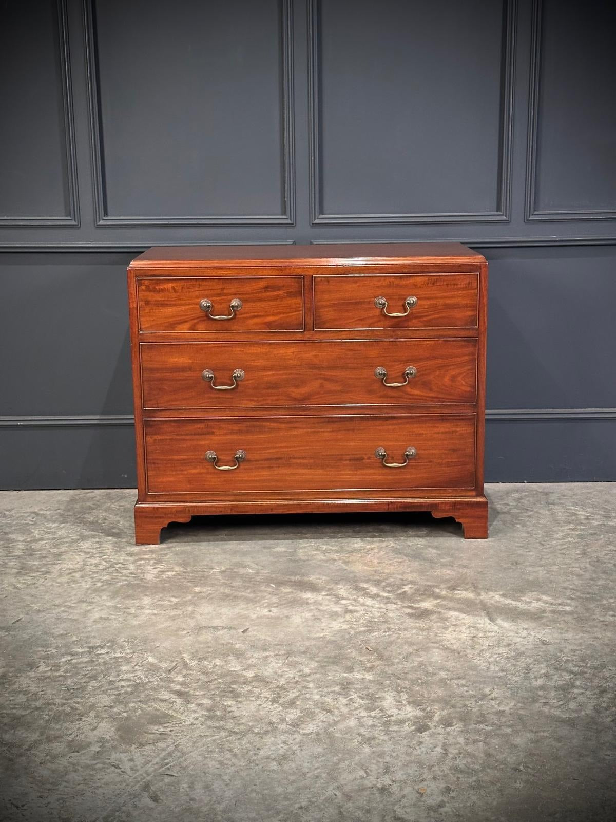Small Vintage Mahogany Chest Of Drawers