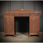 Flame Mahogany Vintage Pedestal Sideboard