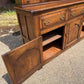 Large Antique Style Solid Oak Hand Made English Country Farmhouse Dresser