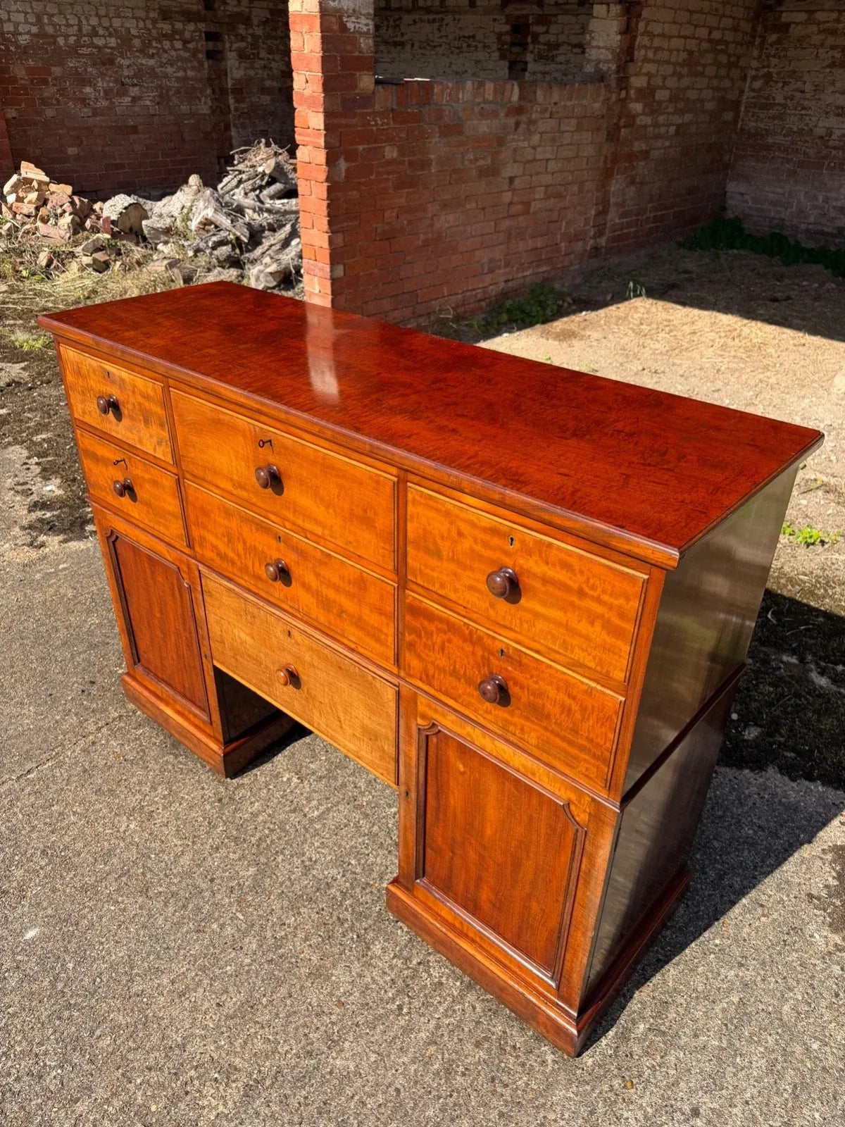 Vintage Mahogany Bank of Drawers Shop Display Kitchen Unit Chest of Drawers