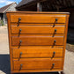Vintage Oak Tallboy Chest of Drawers