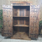 Vintage Rustic Wooden Free Standing Cupboard Drinks Cabinet
