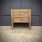 18th Century Antique Carved Bleached Oak Bench