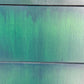 Green Blue & Teal Lebus Chest of Drawers. Vintage Upcycled Mid-Century Furniture