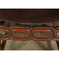 Pair Of Oak And Leather Antique Armchairs