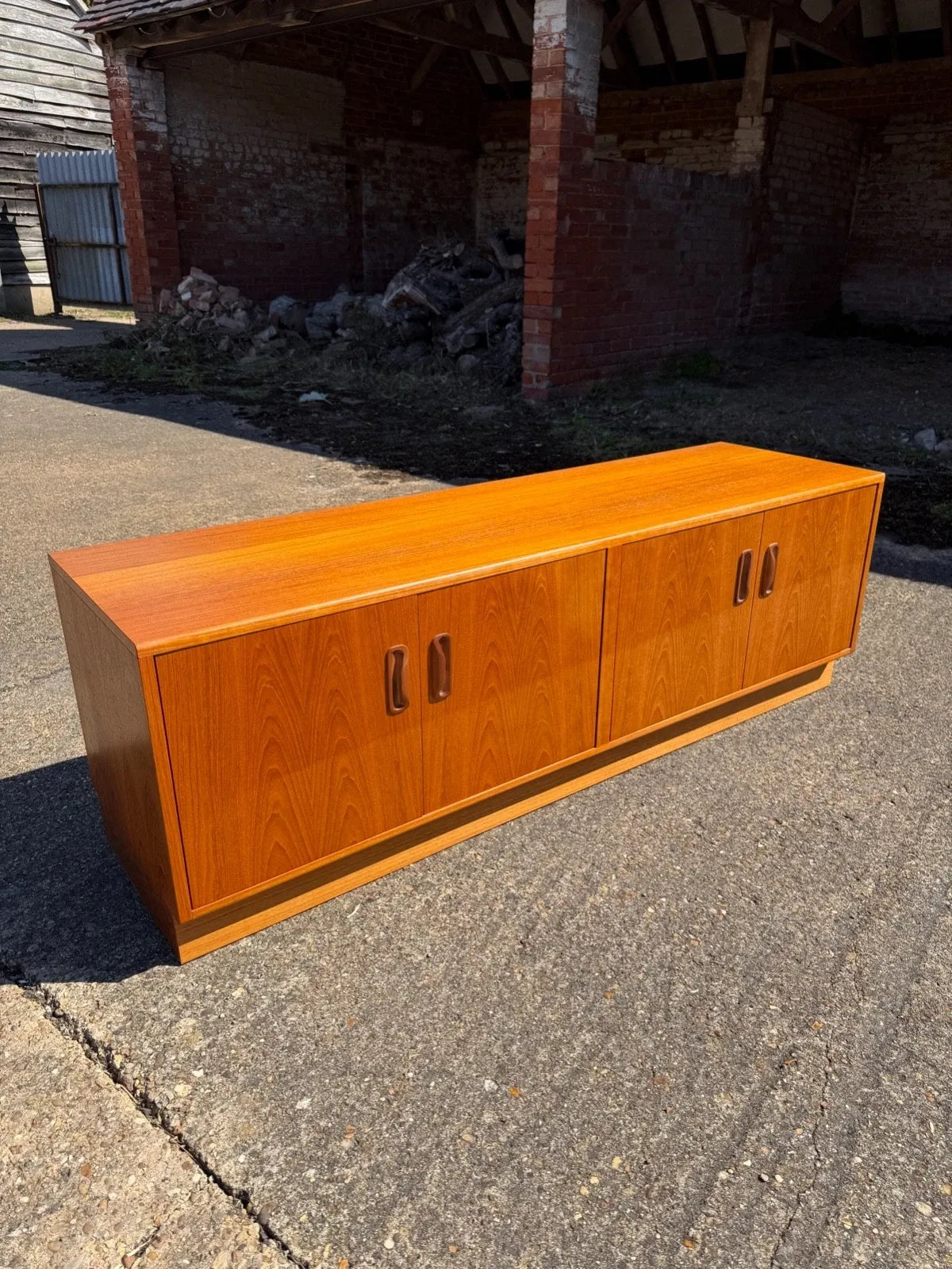 Vintage Mid Century Teak Low Sideboard TV Media Stand G Plan Fresco 1960's/70's