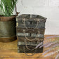 Vintage Metal Candle Herb Planter Pen Desk Cutlery Bread Tray