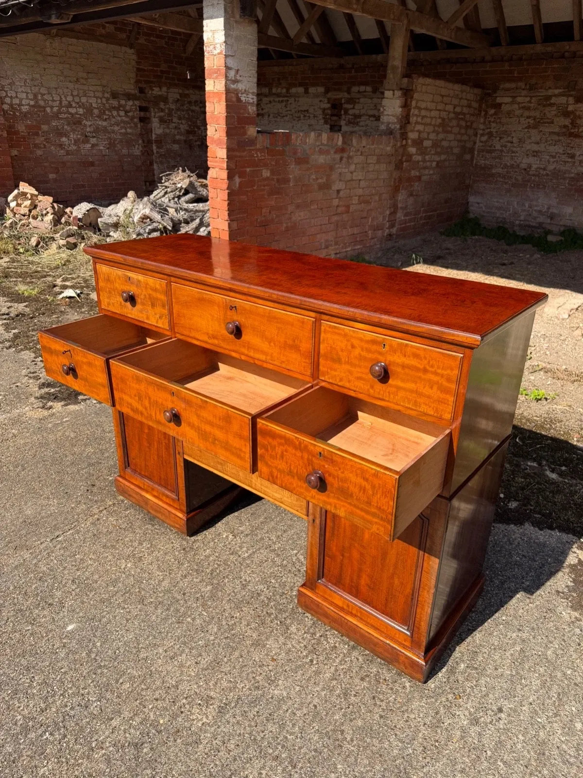 Vintage Mahogany Bank of Drawers Shop Display Kitchen Unit Chest of Drawers