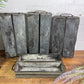 Vintage Metal Candle Herb Planter Pen Desk Cutlery Bread Tray