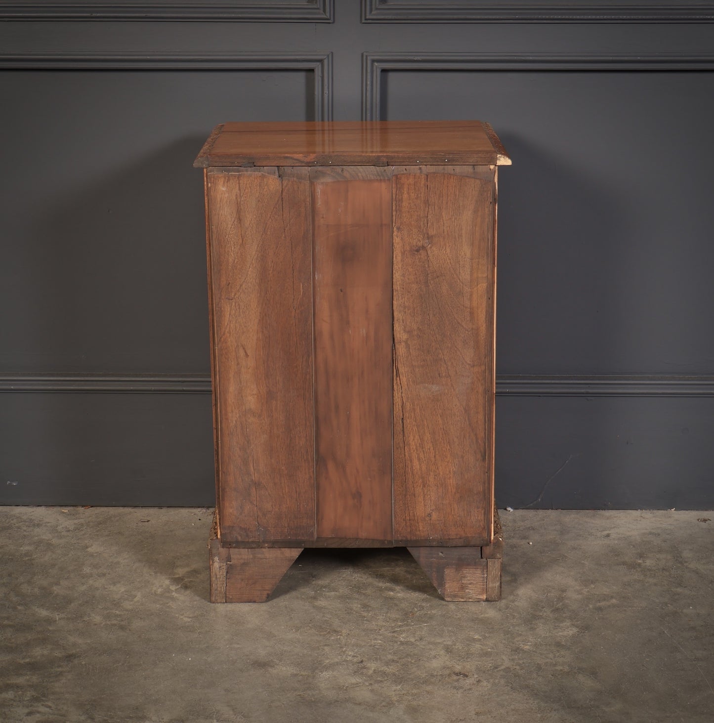 Pair Of Walnut Vintage Bedside Night Stands, 1900s